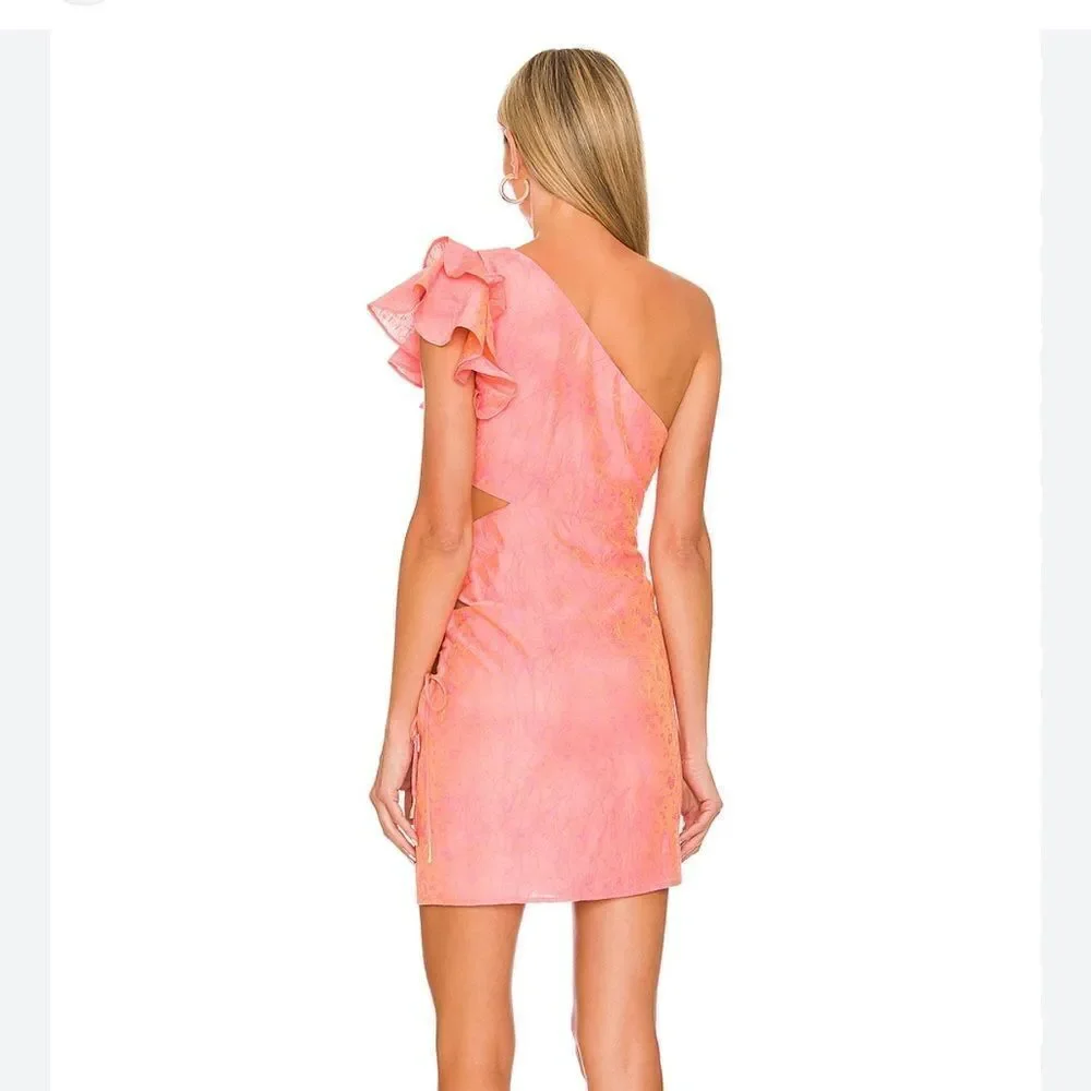 Tularosa Lucia Mini Dress in Coral